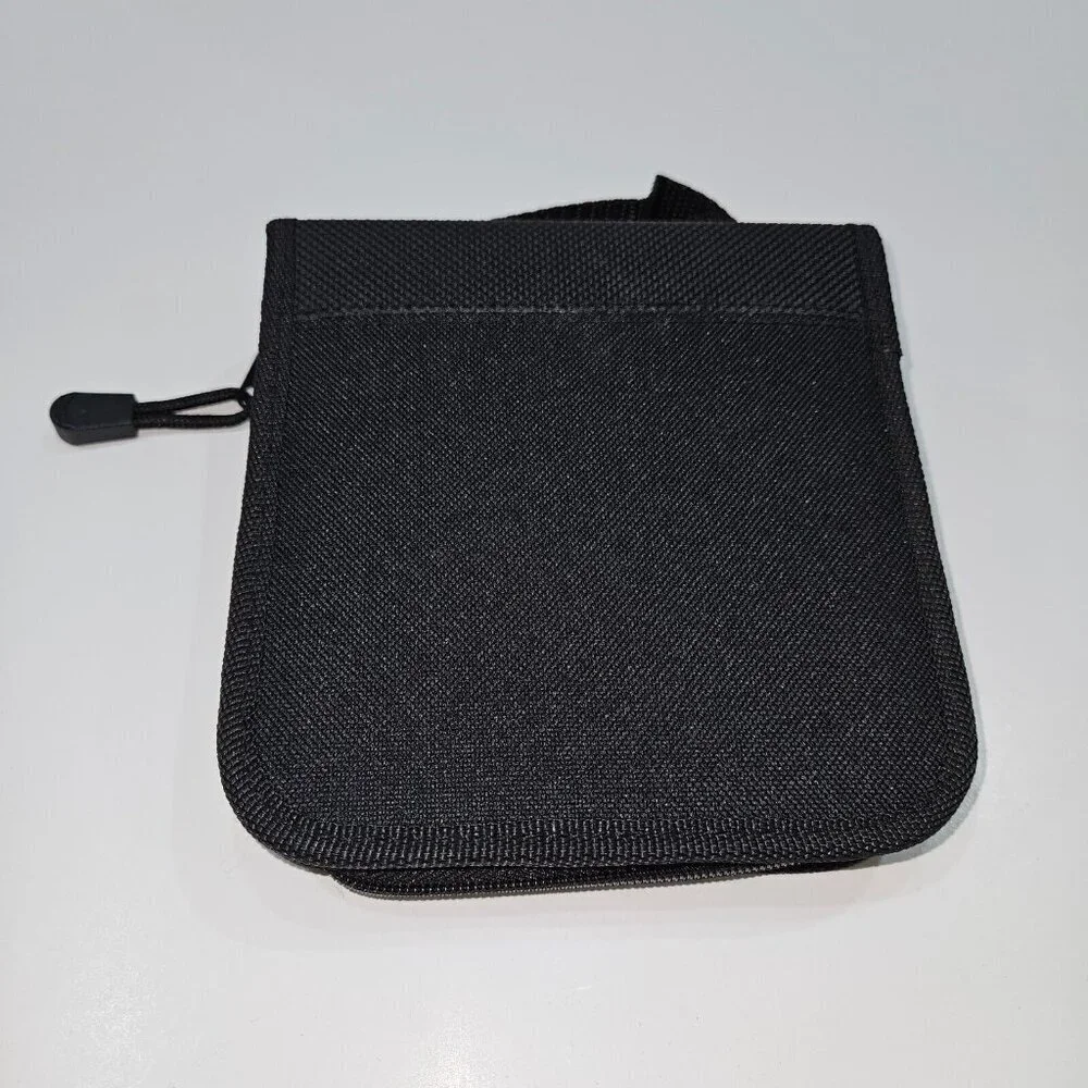 Ohio State University OSU Buckeyes Black CD Holder Case Travel Leed's ~ Holds 16